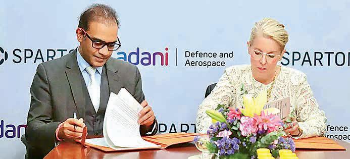 Adani signs anti-submarine warfare deal with Sparton