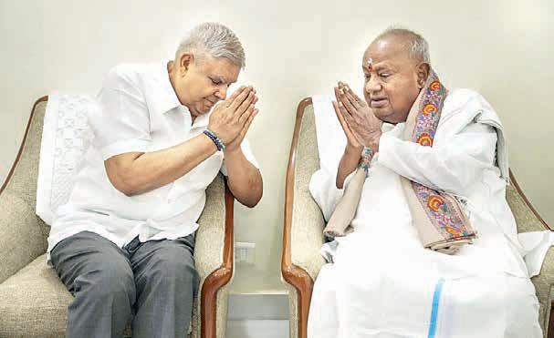 FLAGGING ISSUES OF ANNADATAS Dhankhar bats for direct subsidy for farmers