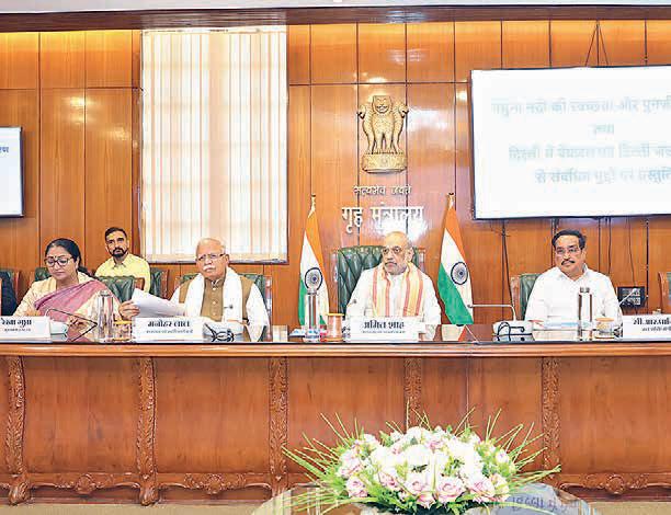 Amit Shah calls for holistic approach for cleaning Yamuna