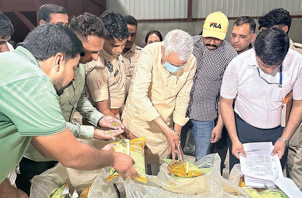 Kirodi Lal Meena leads crackdown on fake seed units in Ganganagar