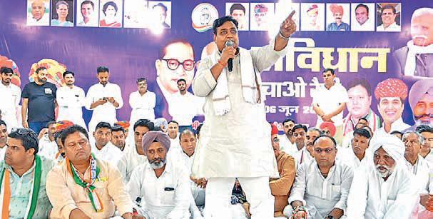 Dotasra blasts BJP over failures, demands polls