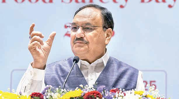 Make a vow to reduce salt, processed food, says JP Nadda