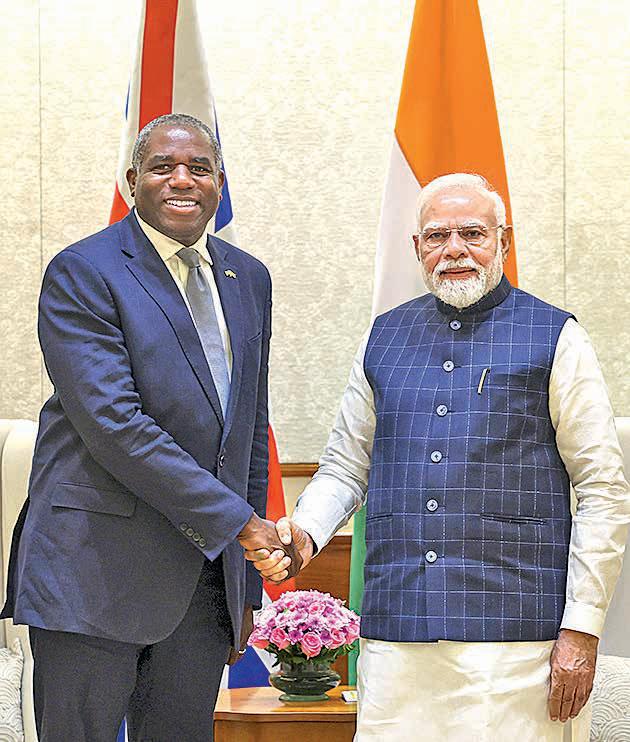 Modi and Lammy brainstorm FTA & cross border terrorism