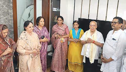 Dr Chandra visits Kishangarh to offer condolences to Congress leader Raju Gupta