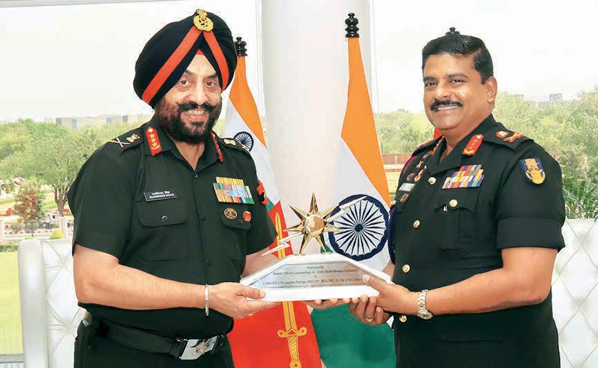 BOOSTING BILATERAL MILITARY TIES Sri Lanka Army Commander visits Jpr