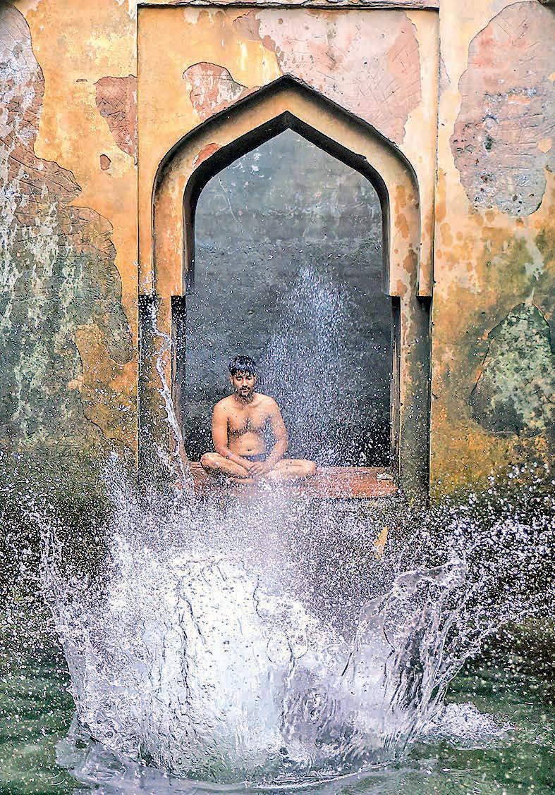 Light rainfall brings relief from heat