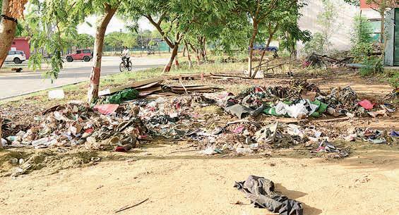 SMS Stadium stinks amid heaps of garbage