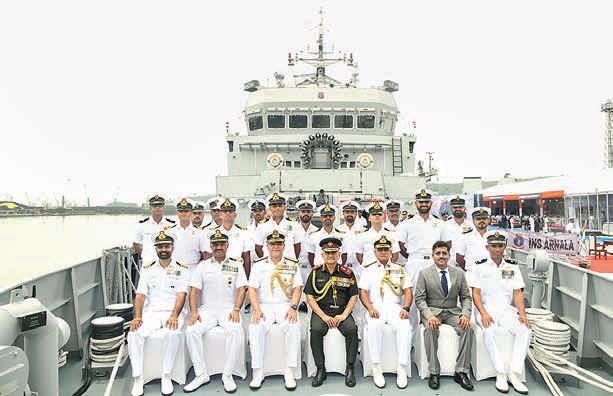 ANTI-SUBMARINE OPERATIONS INS Arnala commissioned into Indian Navy