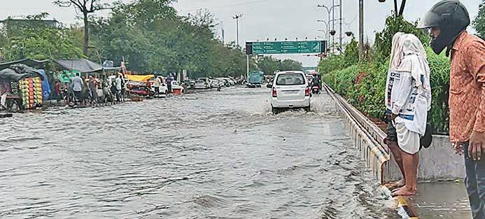 As monsoon arrives, a spate of infrastructure collapses, waterlogging, and road cave-ins have raised serious concerns in several districts