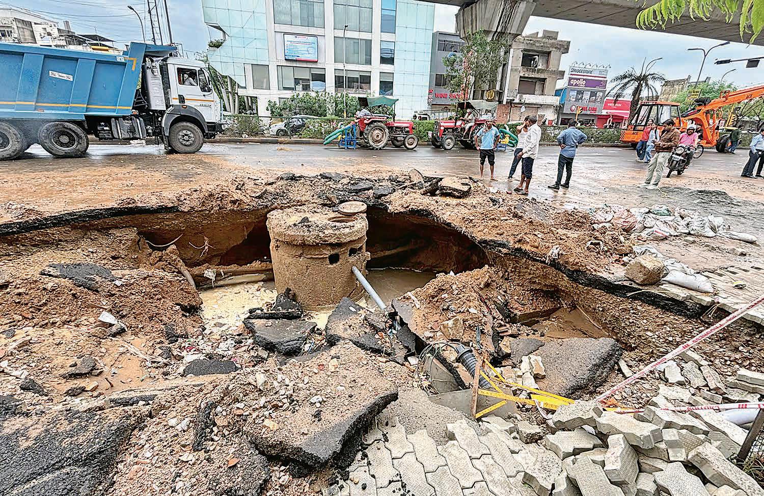 Rain brings respite, exposes infra reality