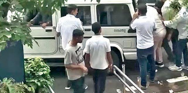 Nirmal Choudhary held during exam; Cong reacts