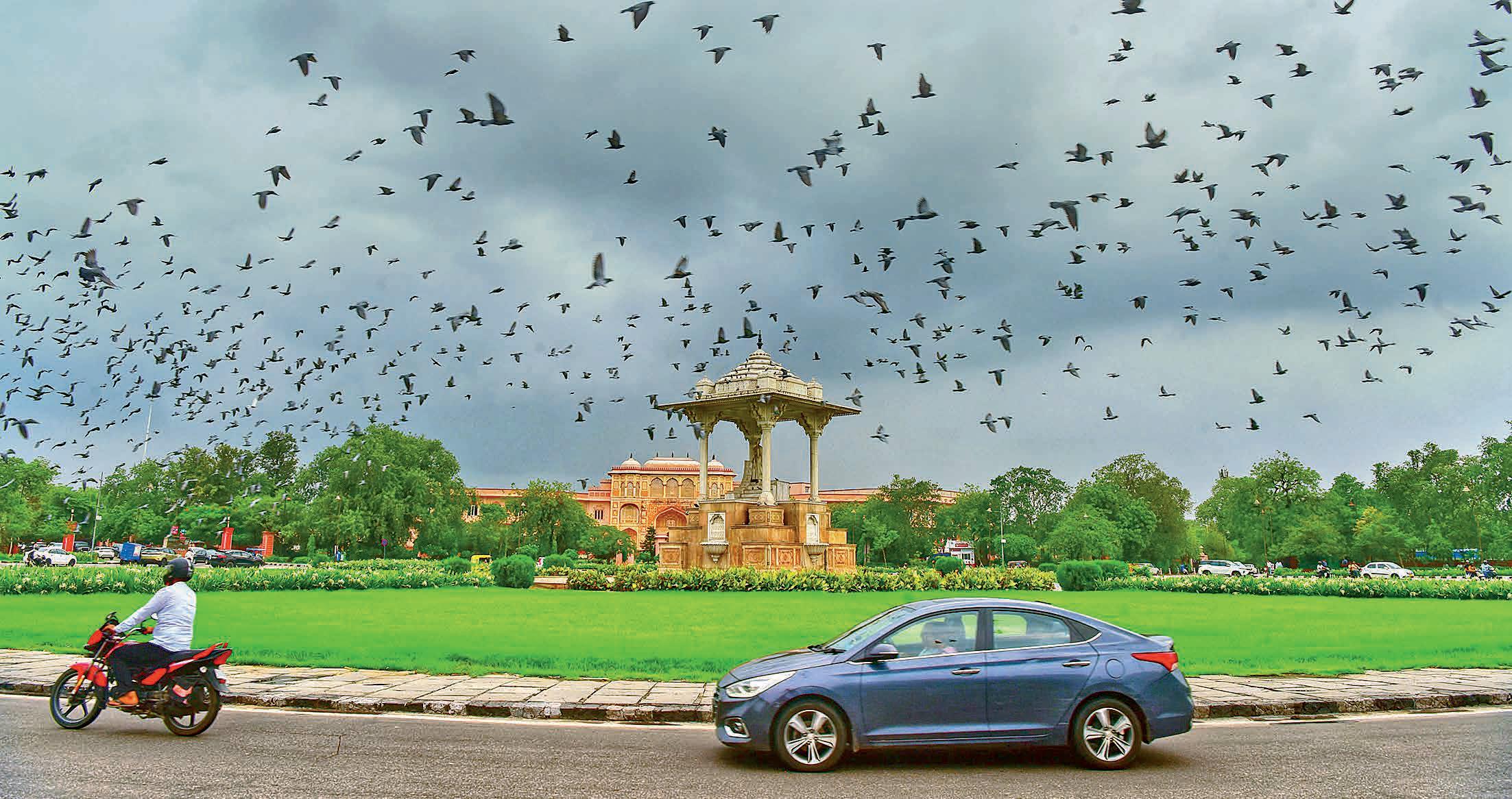 Monsoon rains to continue; parts of Raj drenched