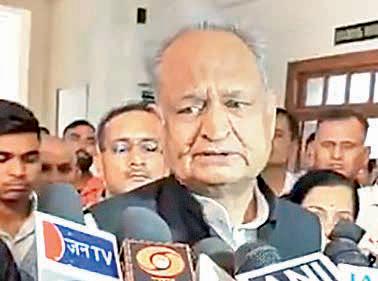 Ex-CM Gehlot slams BJP policies, raises concerns over Raj's image