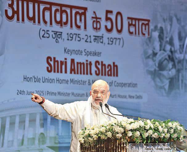 Must keep memories of Emergency alive so that it is never repeated: Union Home Min Amit Shah