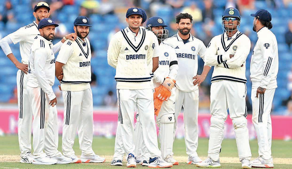 A TAME START TO INDIA'S ENGLISH SUMMER