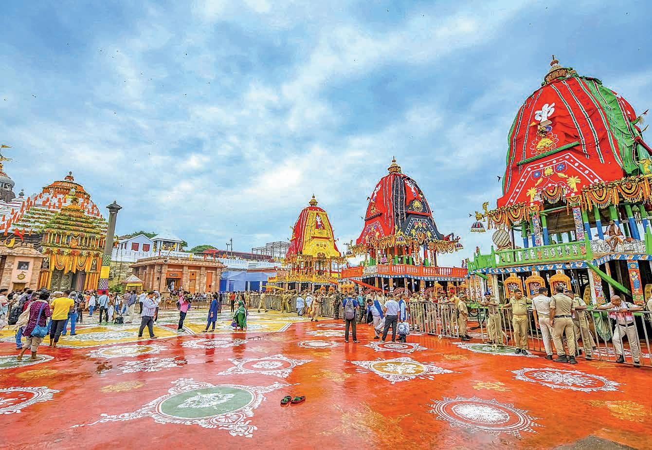 Pradhan praises Odisha Police use of drone, Al for Rath Yatra security arrangements