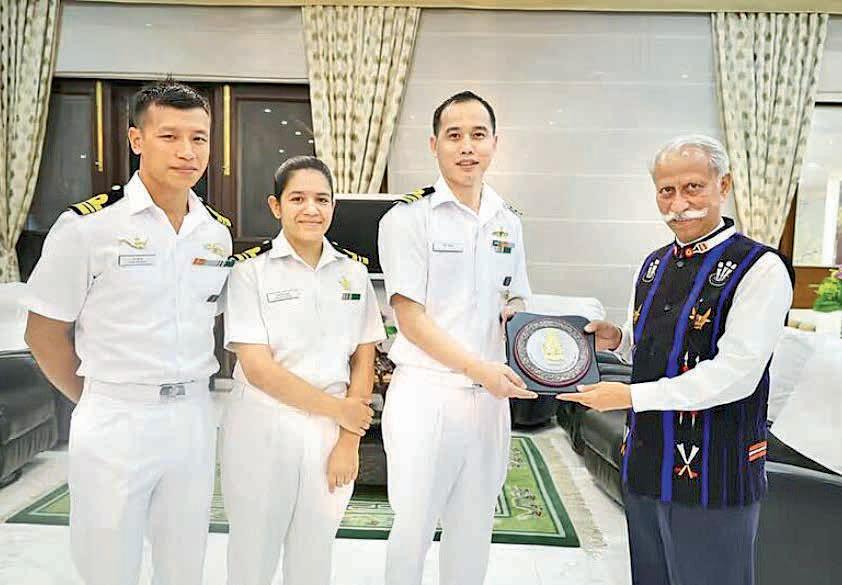 Ronie becomes first Arunachali to command Indian naval warship