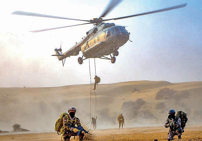 Army executes desert war exercise