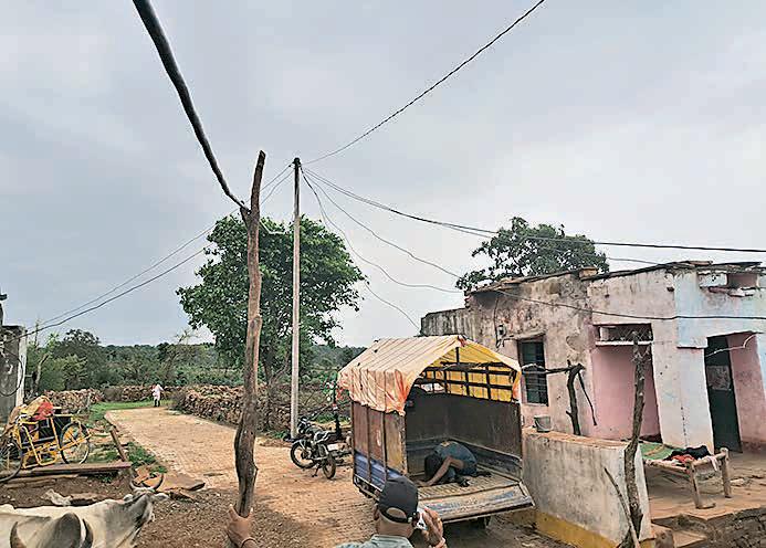 Electricity in Sanwara after 77 yrs of Independence