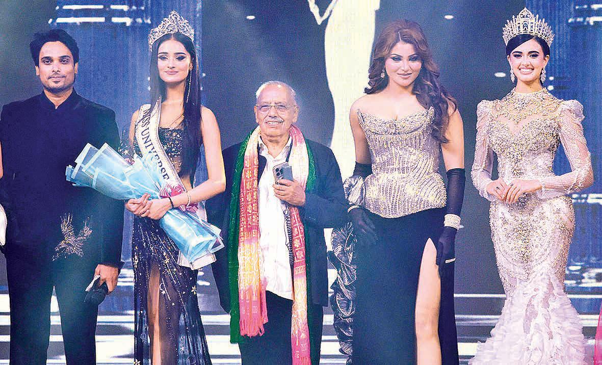 Raj's Manika crowned Miss Universe India