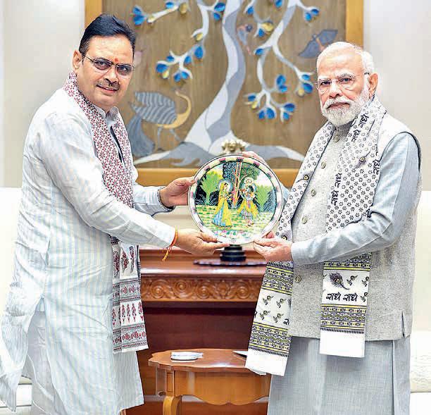 Rajasthan’s ‘double-engine govt’ is working on PM Modi s vision: CM