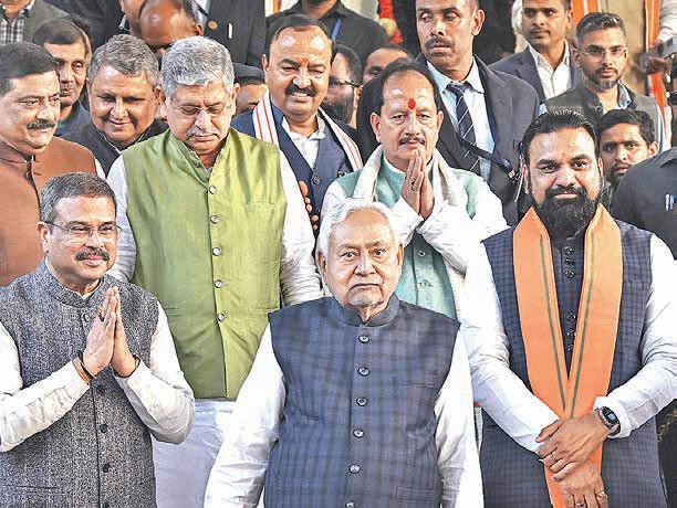 Nitish to take oath as CM of Bihar for 10th time today