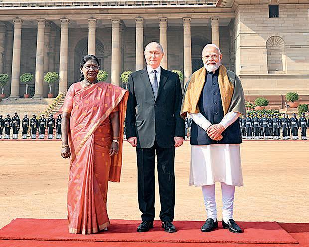 As West looks on, Modi-Putin bond shines like 'North Star'!