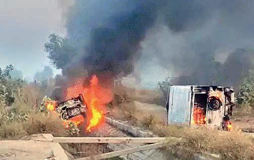 H'garh: Cops, protesters clash at Ethanol Plant