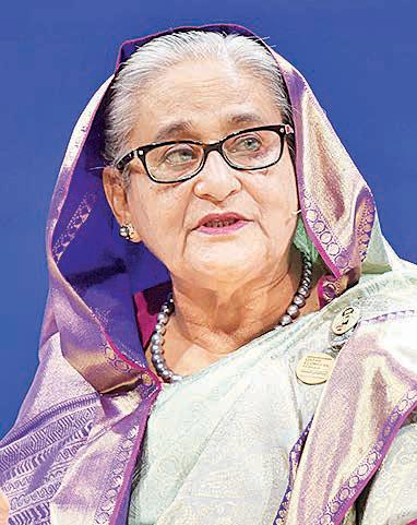 Yunus a murderous fascist: Hasina's address in exile