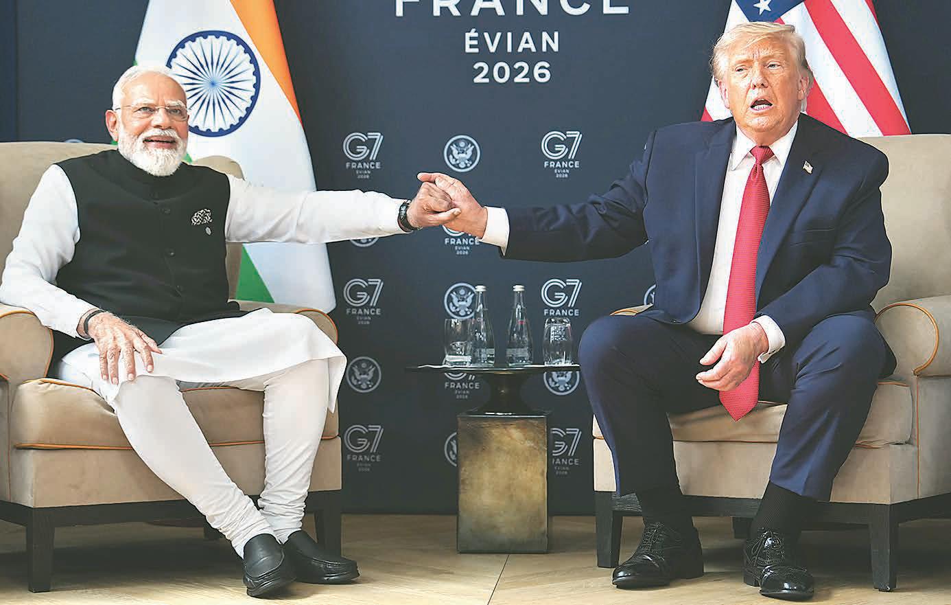 TRUMP MARVELS AT MODI’S ‘NICE, ANGELIC YET TOUGH’ PERSONA!