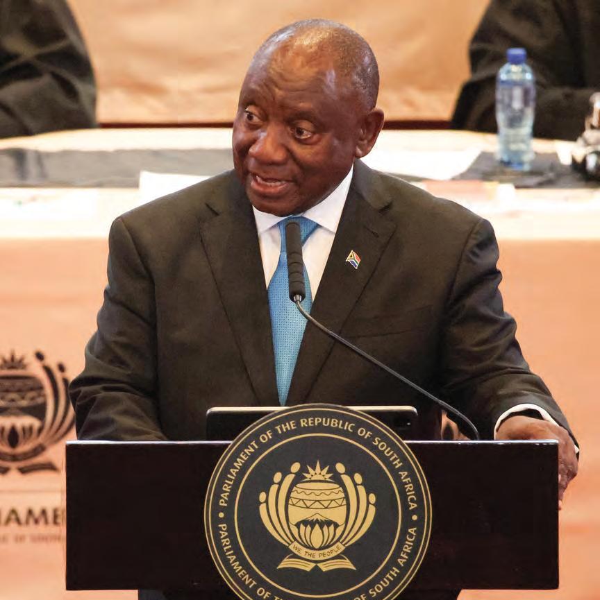 Ramaphosa talks tough on gangs, corruption
