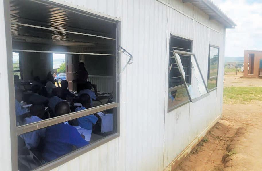 Mbandleni Primary school pupils face daily danger of snakes and crumbling classrooms