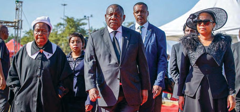 Ramaphosa bids farewell to liberation stalwart Farisani