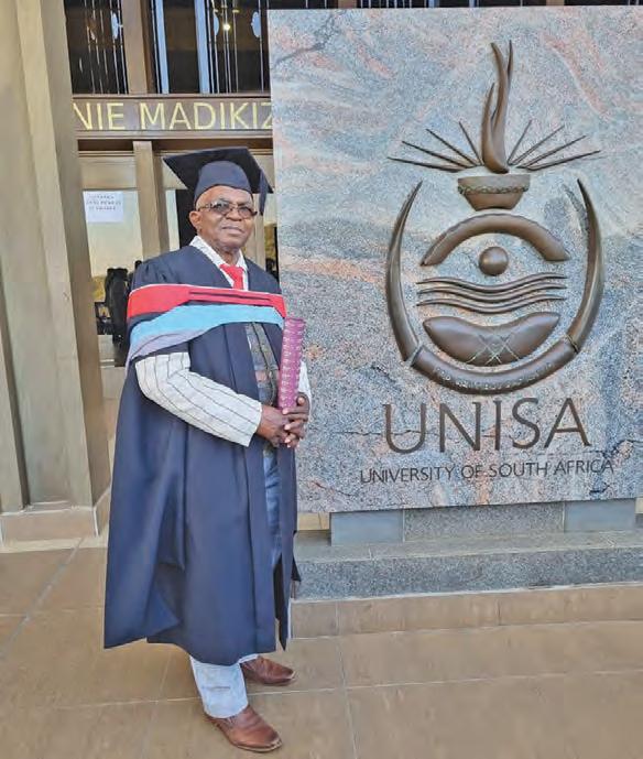 Former SABC soccer commentator (71) adds LLB to medical qualification
