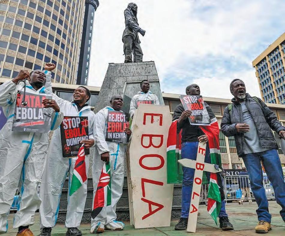 Kenya protests against US Ebola facility about economy, sovereignty