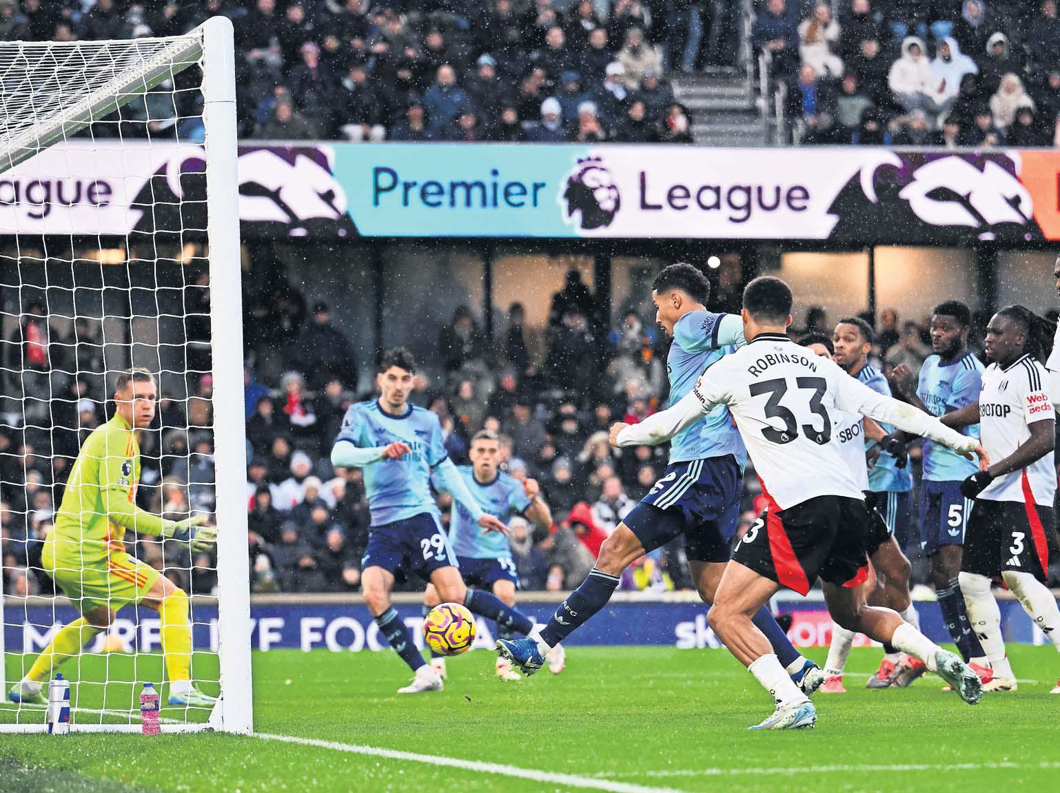 Arteta rues slip as Fulham puncture title momentum