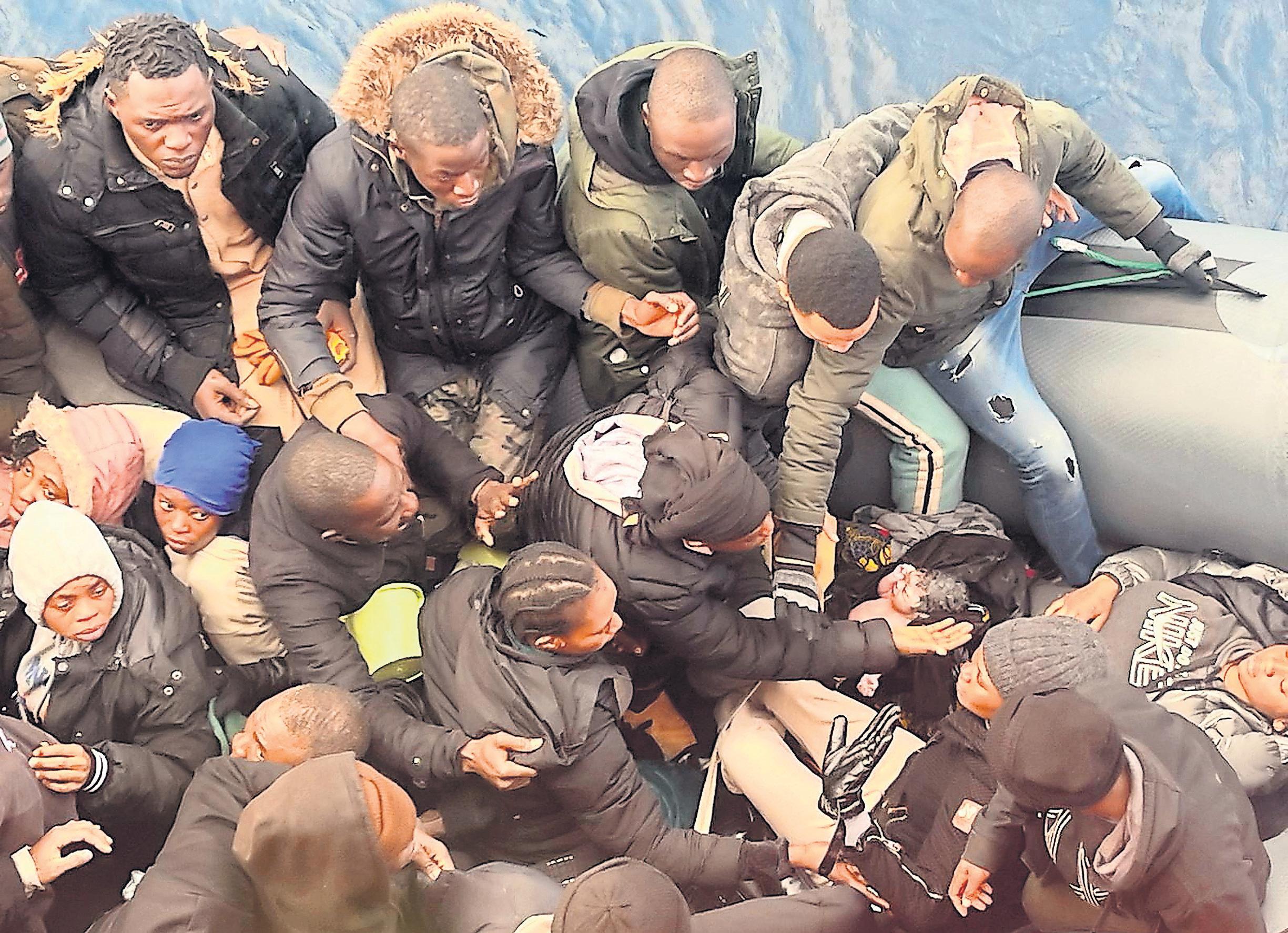 It was extraordinary' Dramatic rescue of woman who gave birth in a dinghy