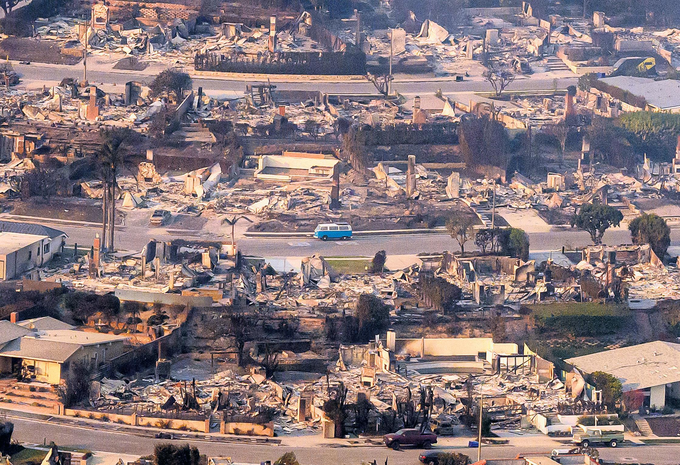 Lost to the flames Family homes in a thriving enclave reduced to ashes