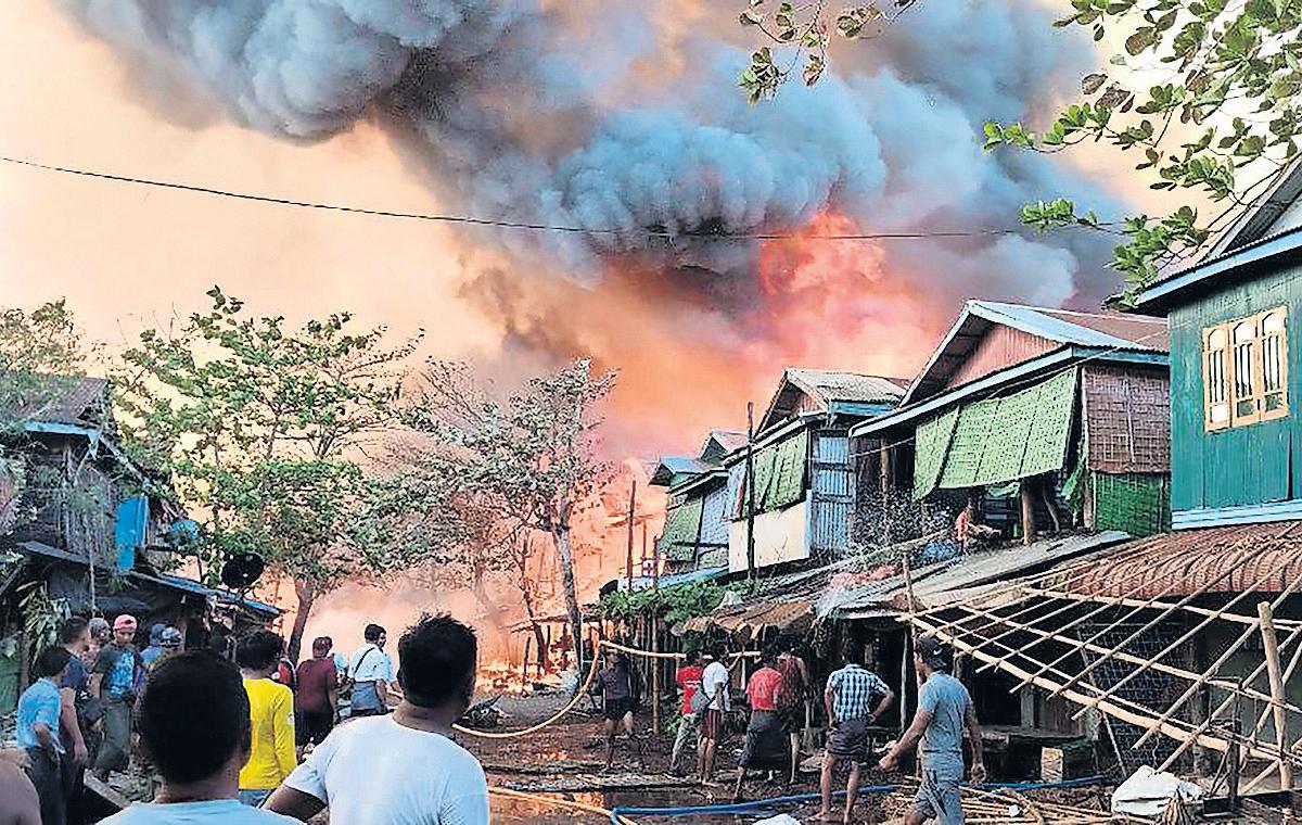 Myanmar Army Blamed for Air Attack on Village That Killed 40 Civilians