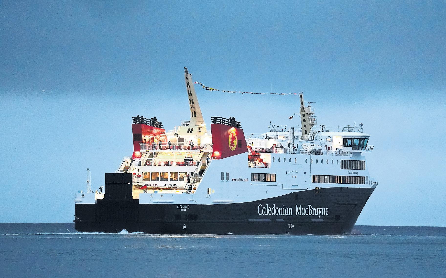 Scottish ferry sets sail to Isle of Arran - seven years late