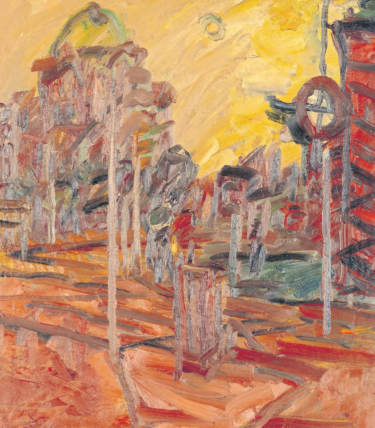 Artist Auerbach 'goes home' with show in city he fled as a child