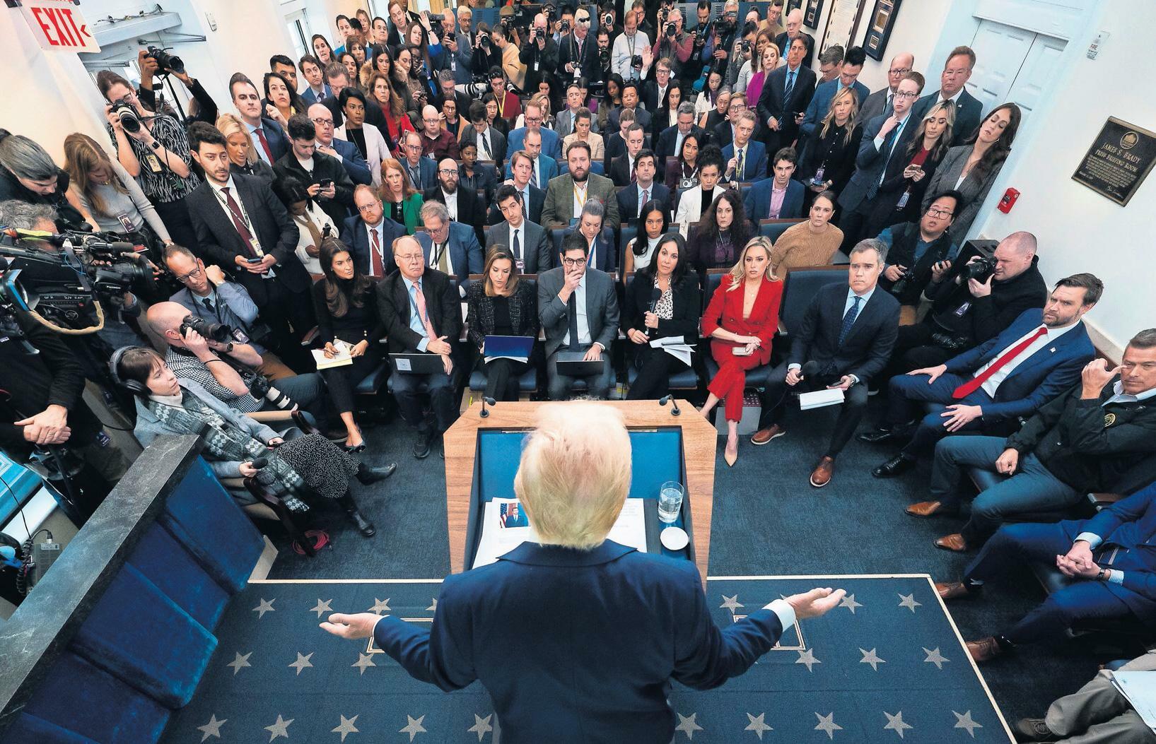 'Shock and awe' White House fires first salvo in its war on government