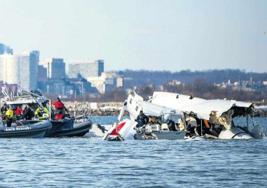 Trump alleges that military helicopter in Washington crash was 'flying too high'