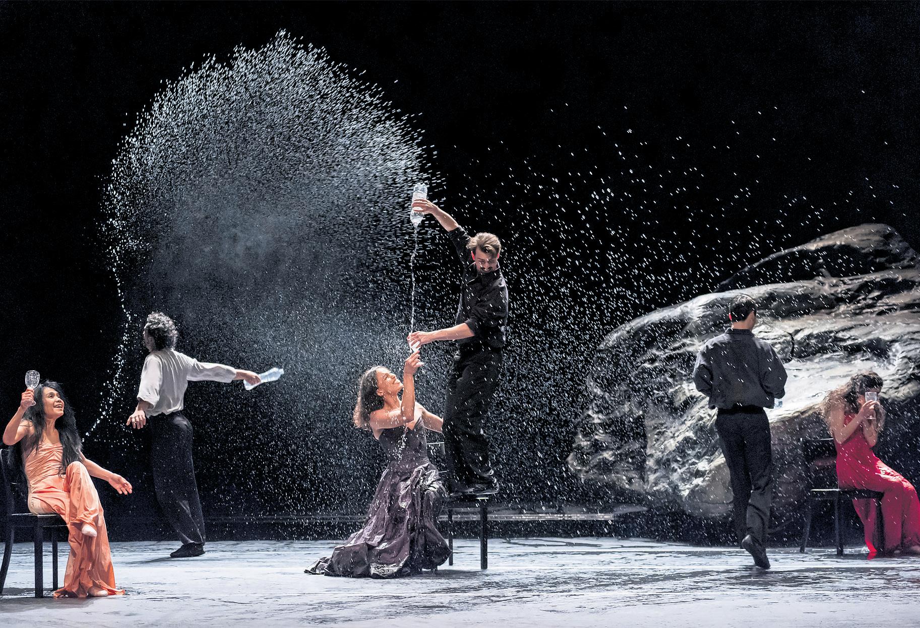 Dance review Glamorous, surreal, and very, very wet