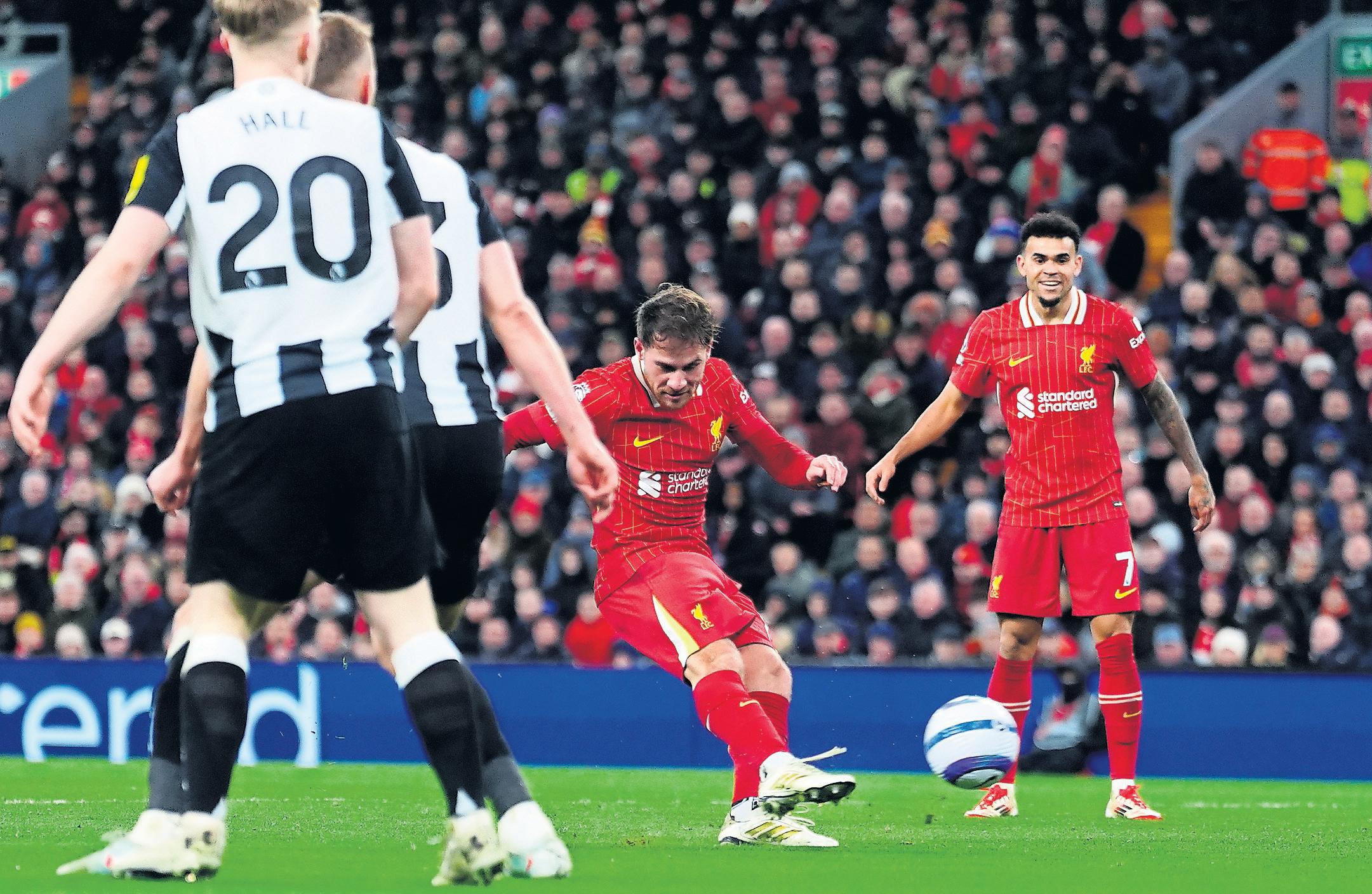 No Slot, no sweat: Liverpool stretch lead to 13 with stroll past Newcastle