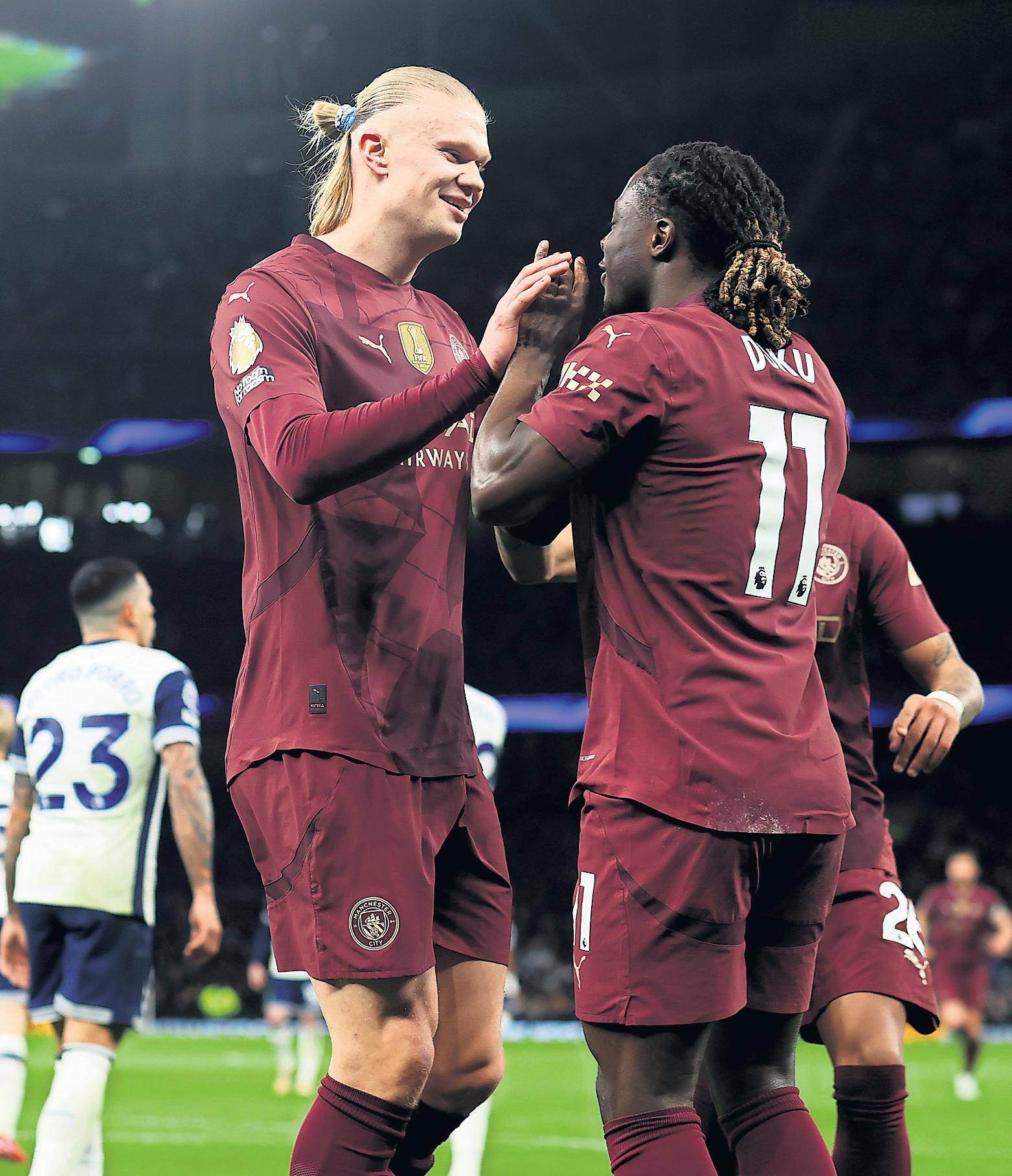 Haaland returns and strikes to guide City back into the top four