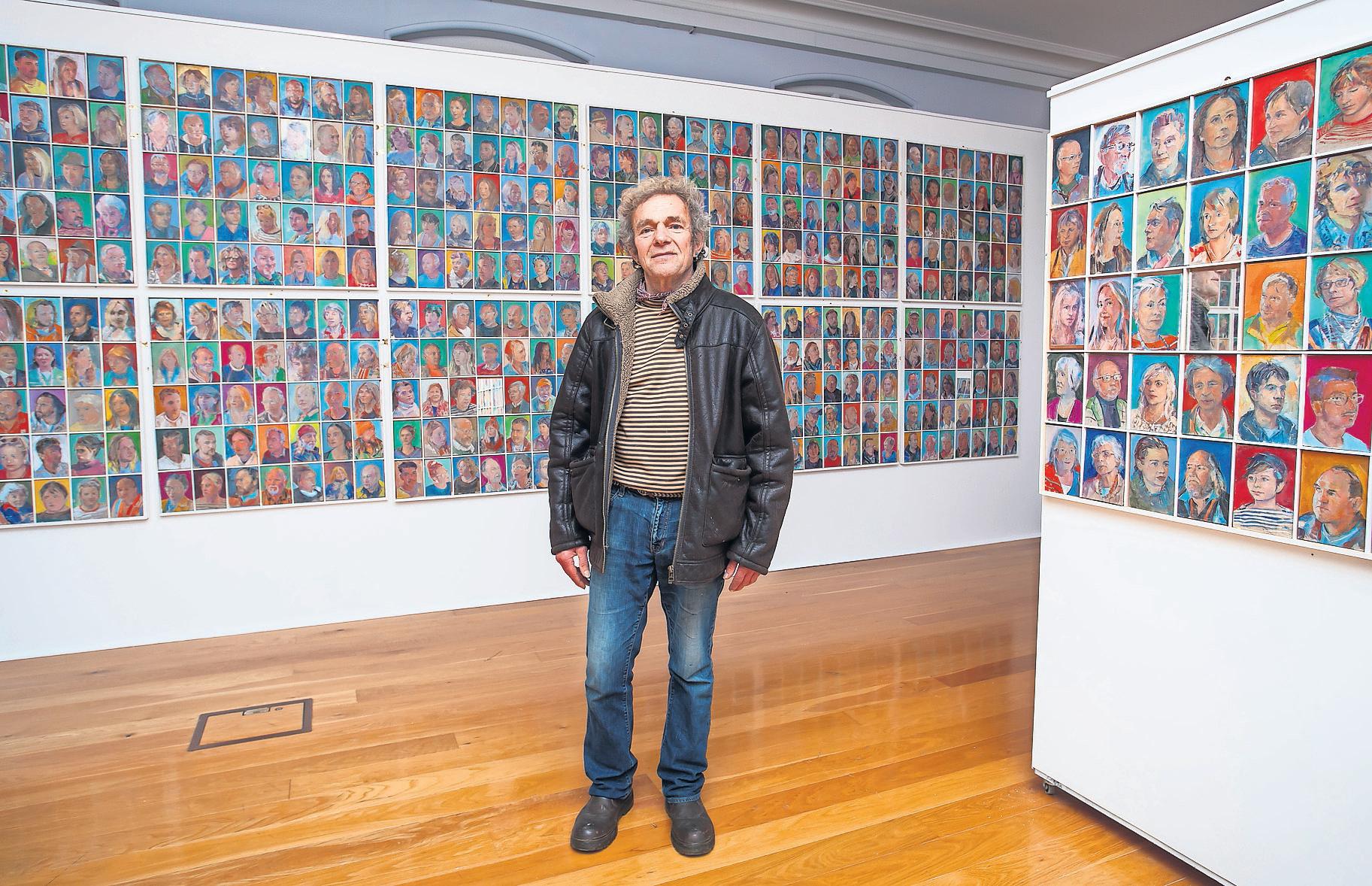It's a celebration of community' Artist on project to paint entire population of his city