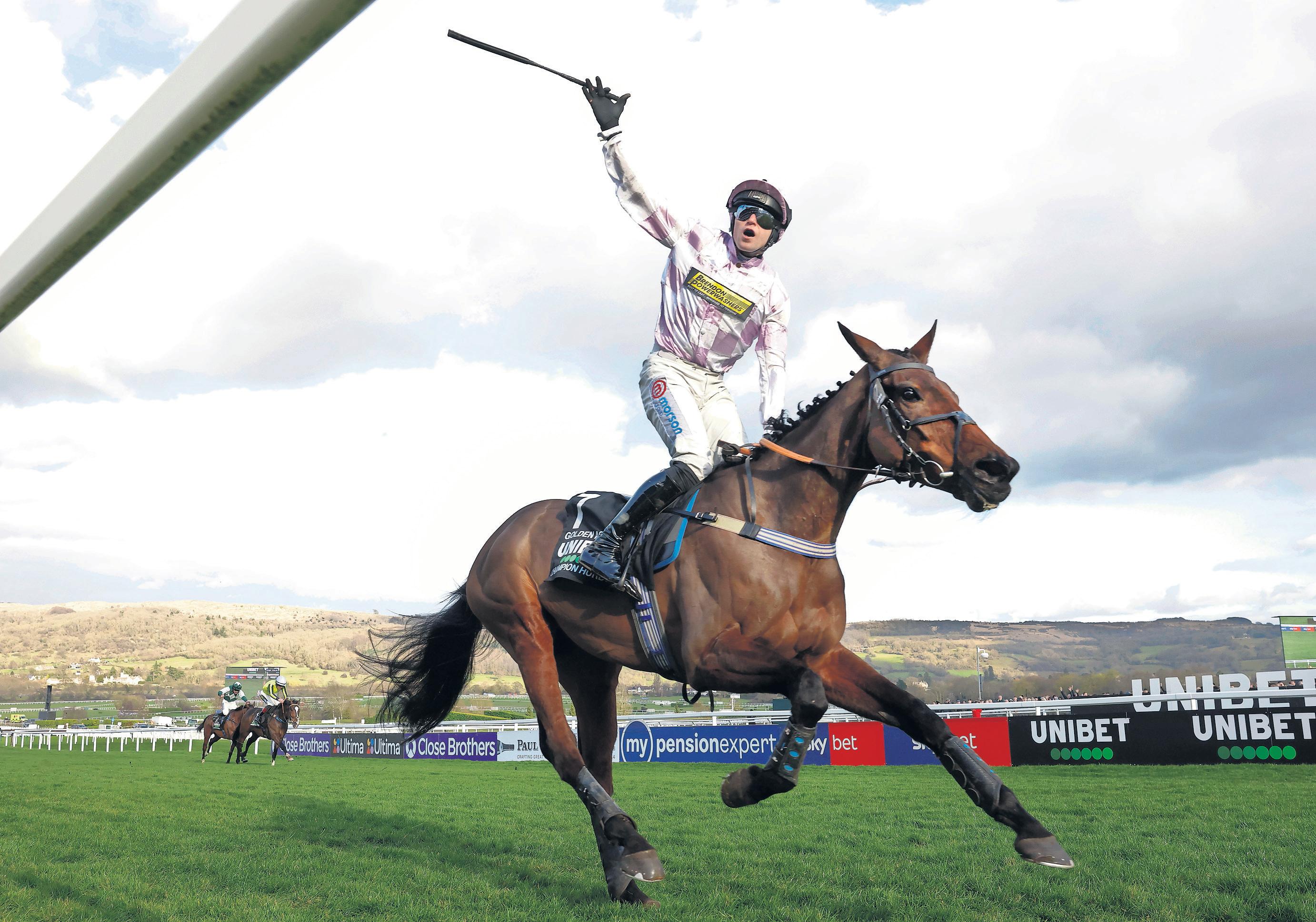 Golden Ace delivers huge upset in Champion Hurdle after Constitution Hill falls