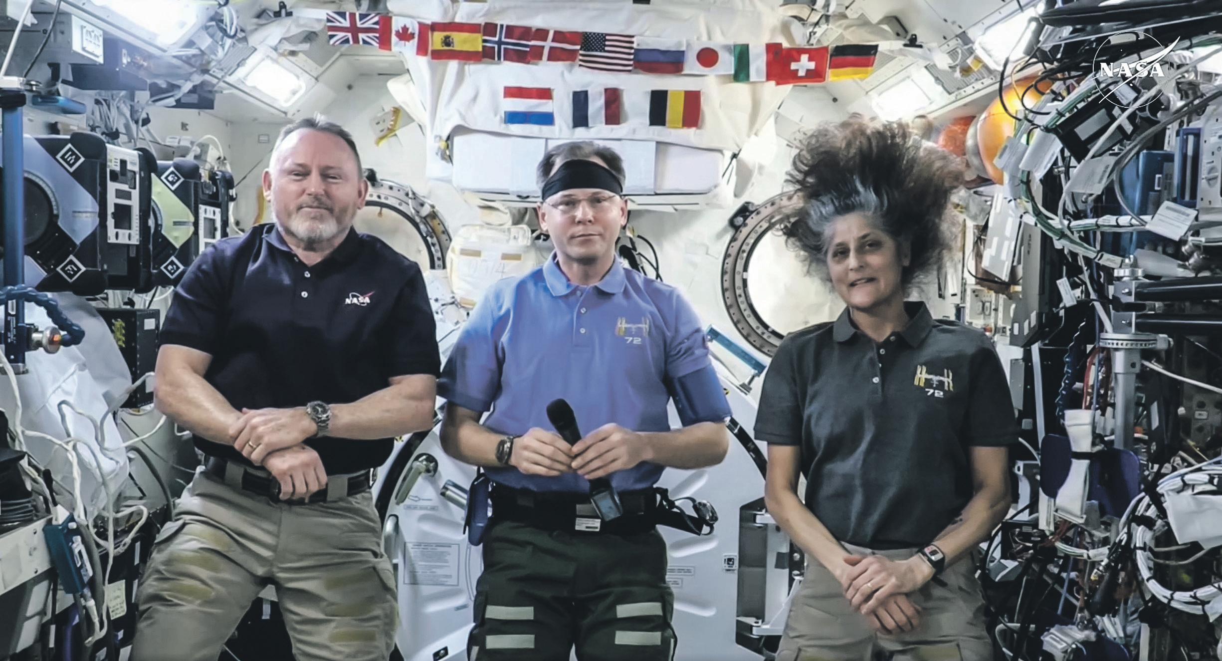 Astronauts' prolonged stay on ISS may finally be nearing end