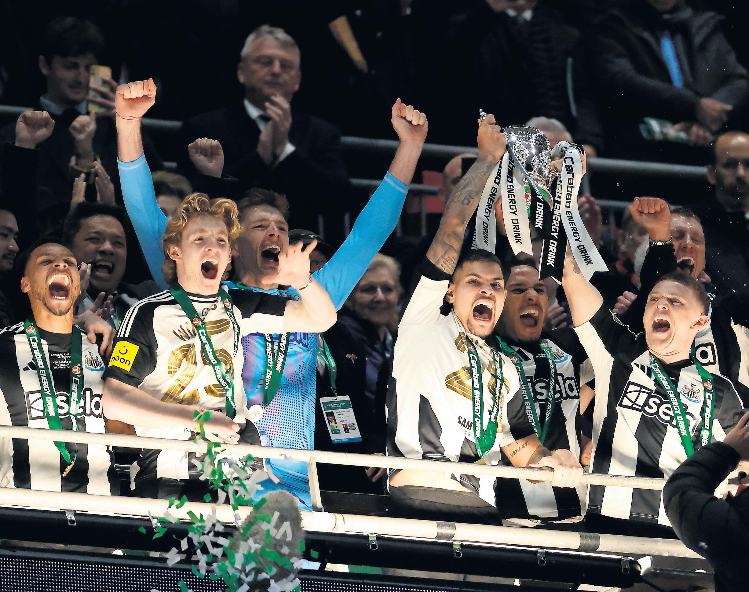 Party Tyne Newcastle end 70-year wait for a major trophy